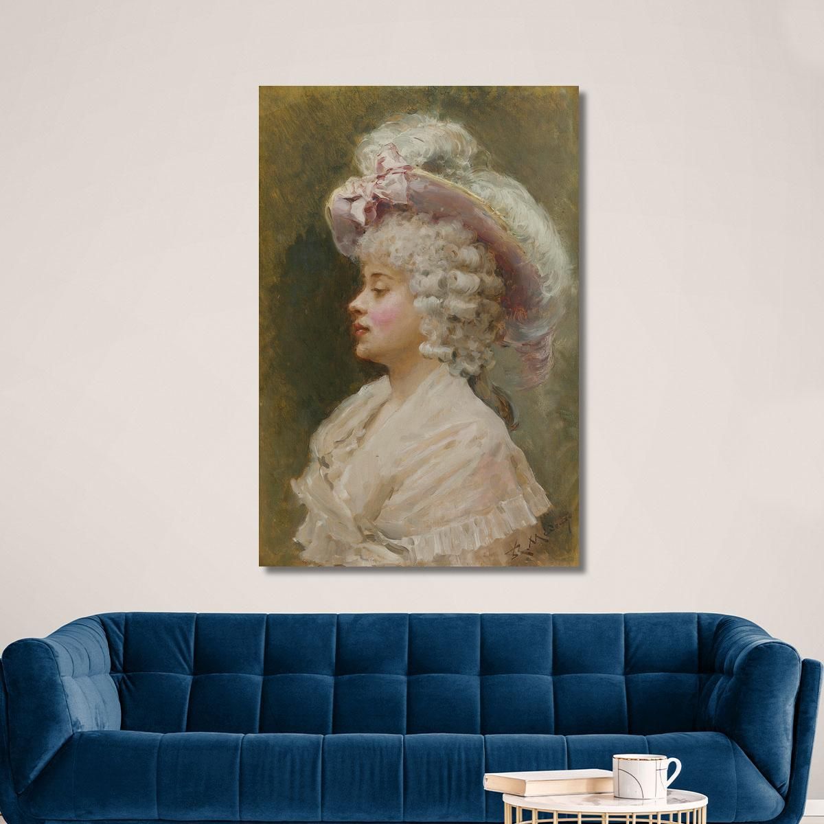 An Elegant Lady Raimundo de Madrazo y Garreta rmg10 canvas print 