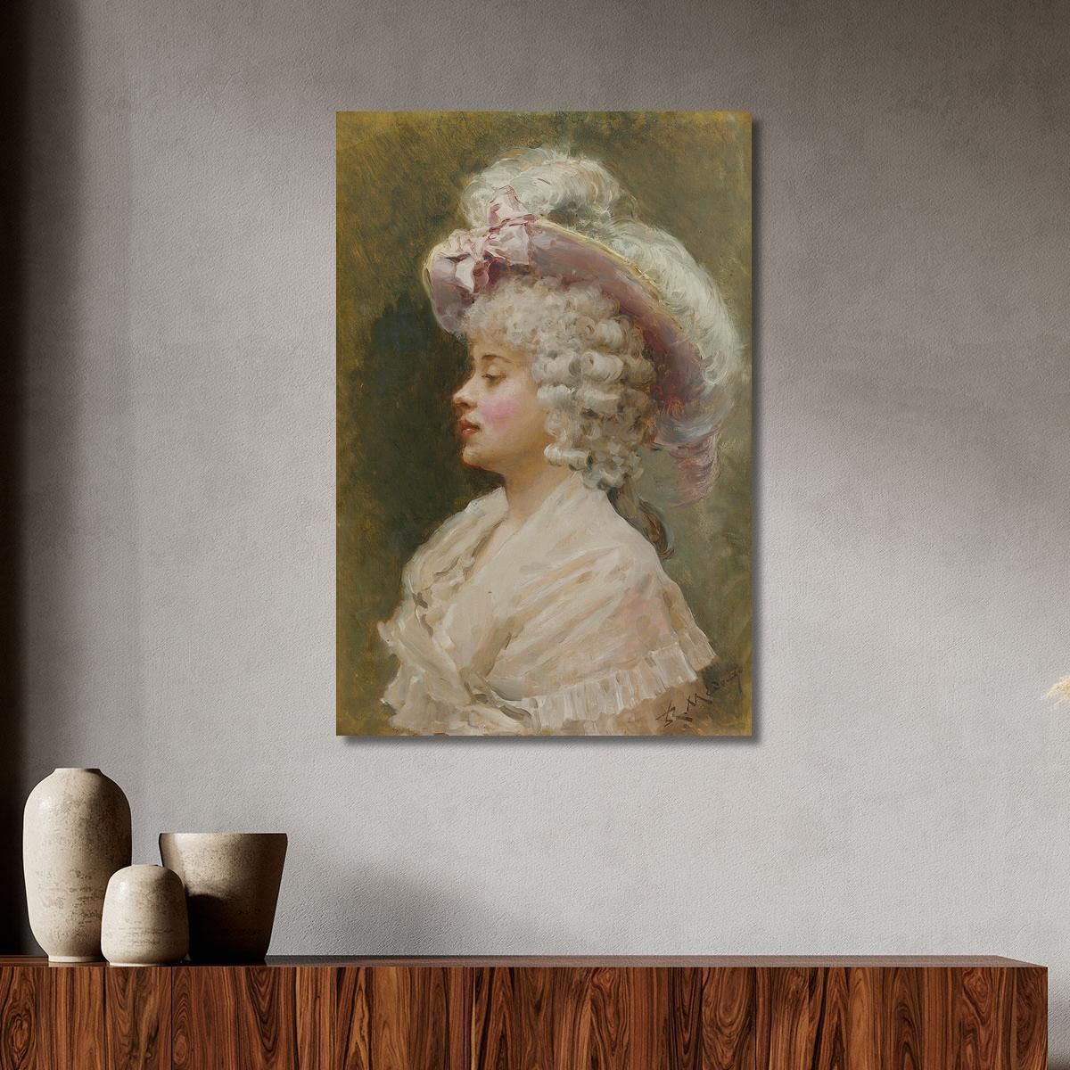 An Elegant Lady Raimundo de Madrazo y Garreta rmg10 canvas print 