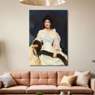 Portrait Of A Lady 2 Raimundo de Madrazo y Garreta rmg25 canvas print 
