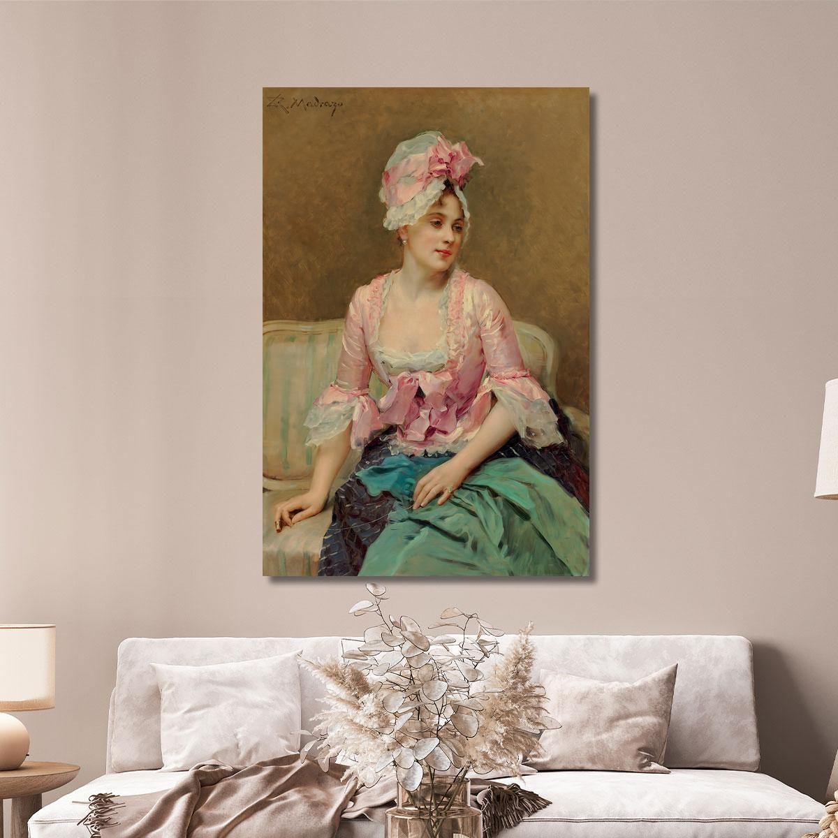 Portrait Of Aline Mason Raimundo de Madrazo y Garreta rmg28 canvas print 