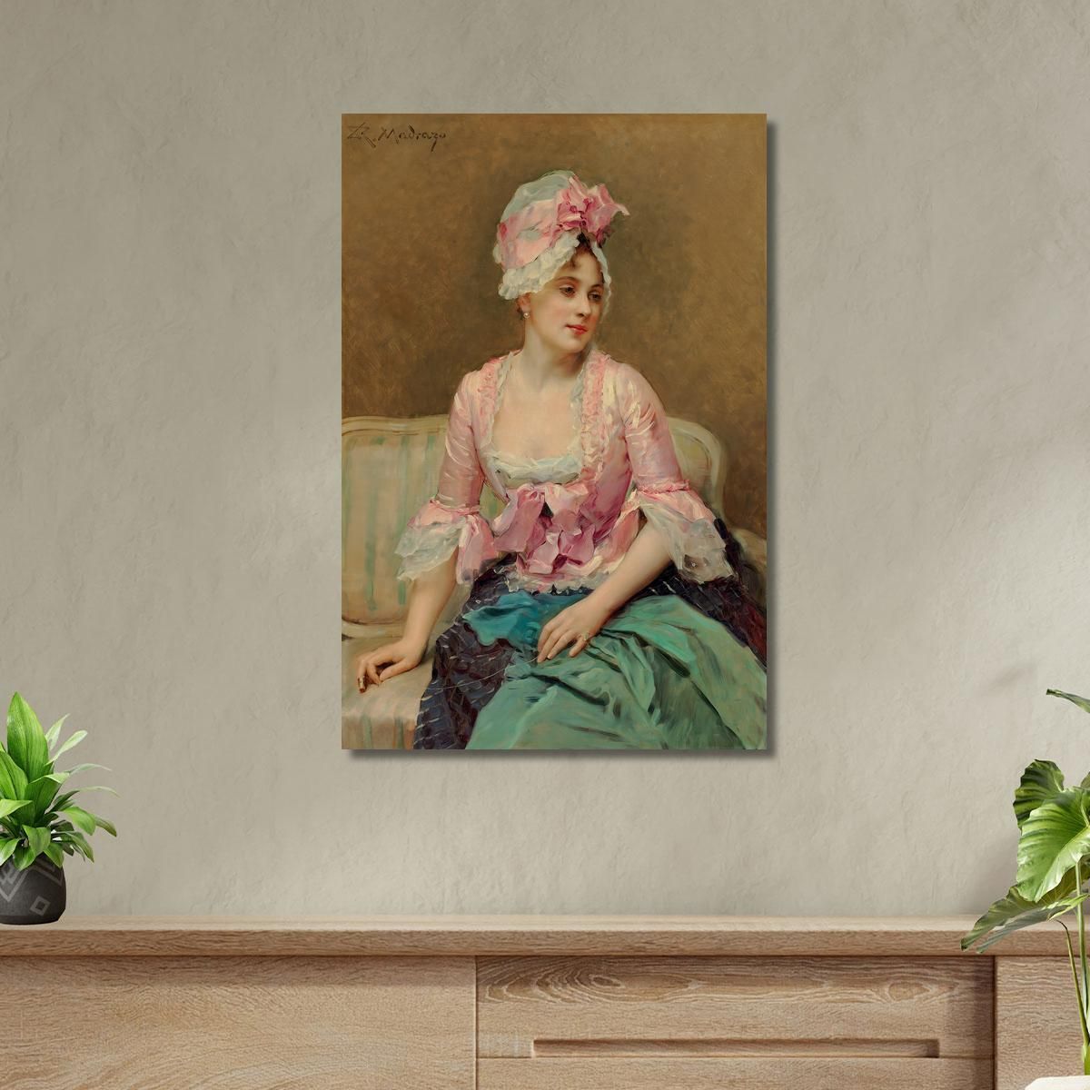 Portrait Of Aline Mason Raimundo de Madrazo y Garreta rmg28 canvas print 