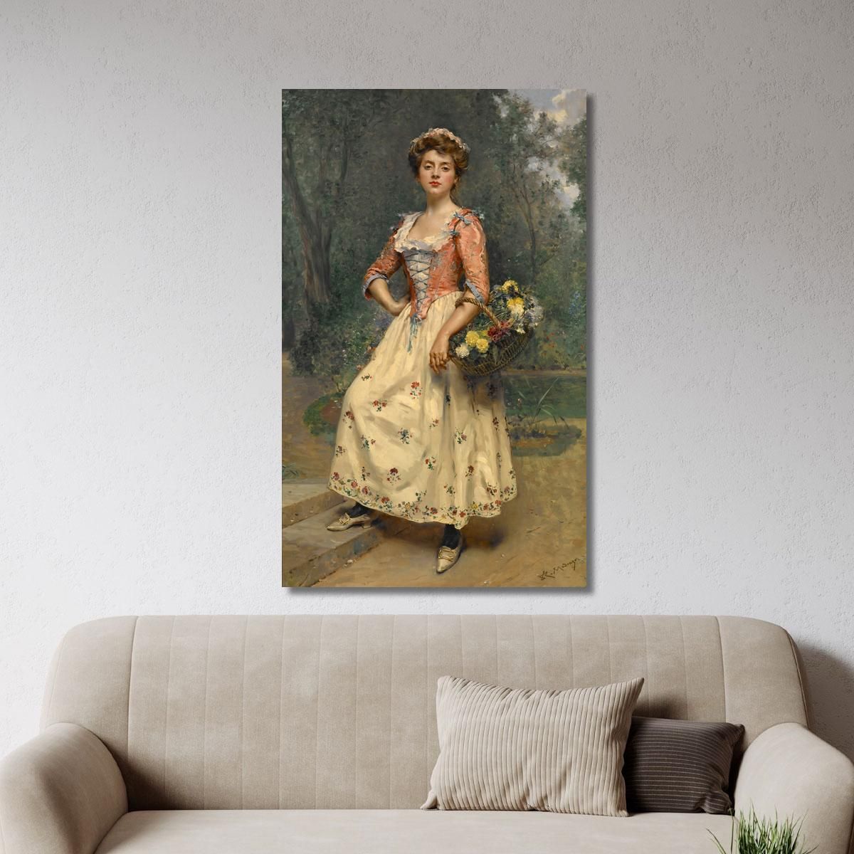 Spring Beauty Raimundo de Madrazo y Garreta rmg37 canvas print 