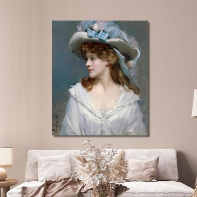 Woman In White Raimundo de Madrazo y Garreta rmg43 canvas print 