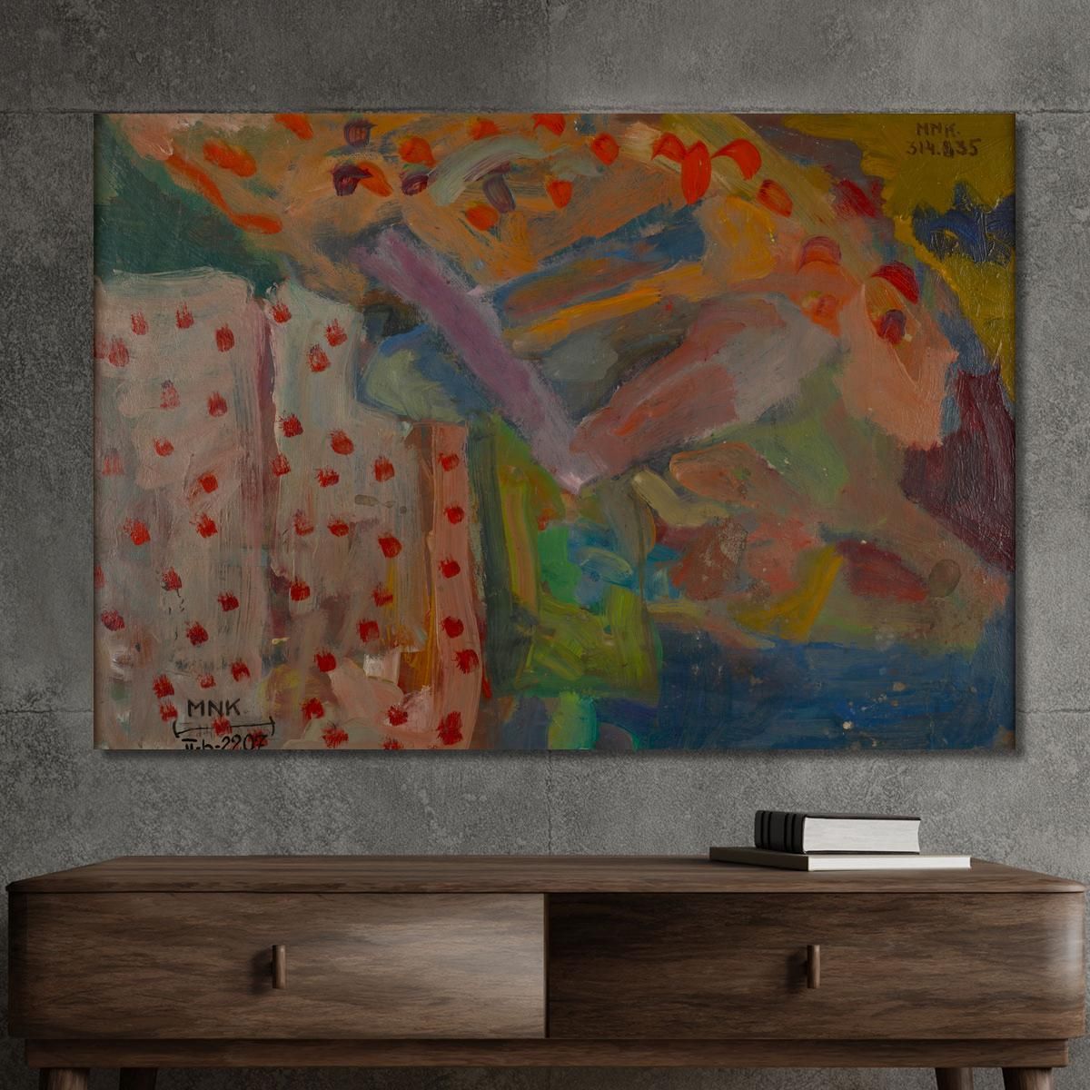 Composition With A Nude Sasza Blonder sbl2 canvas print 