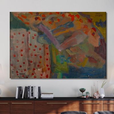 Composition With A Nude Sasza Blonder sbl2 canvas print 