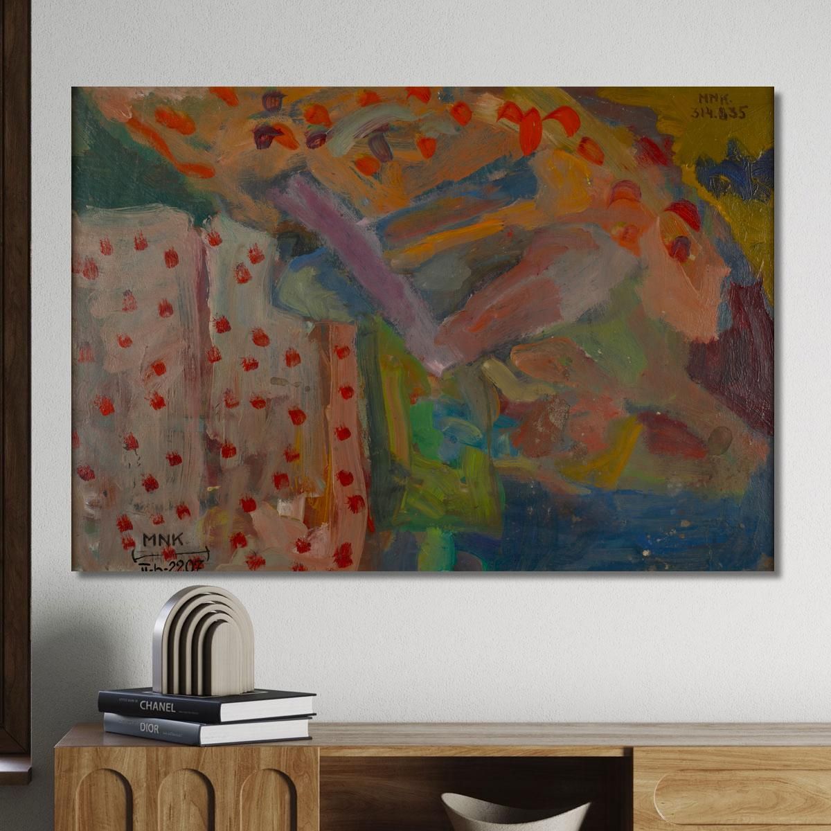Composition With A Nude Sasza Blonder sbl2 canvas print 
