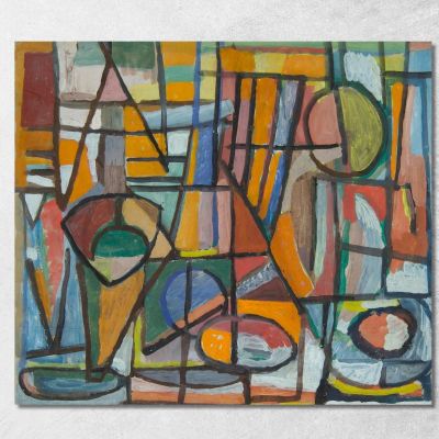 Abstract Ii Geometric Composition Sasza Blonder sbl5 canvas print 