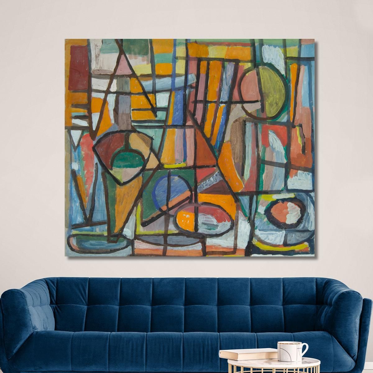 Abstract Ii Geometric Composition Sasza Blonder sbl5 canvas print 