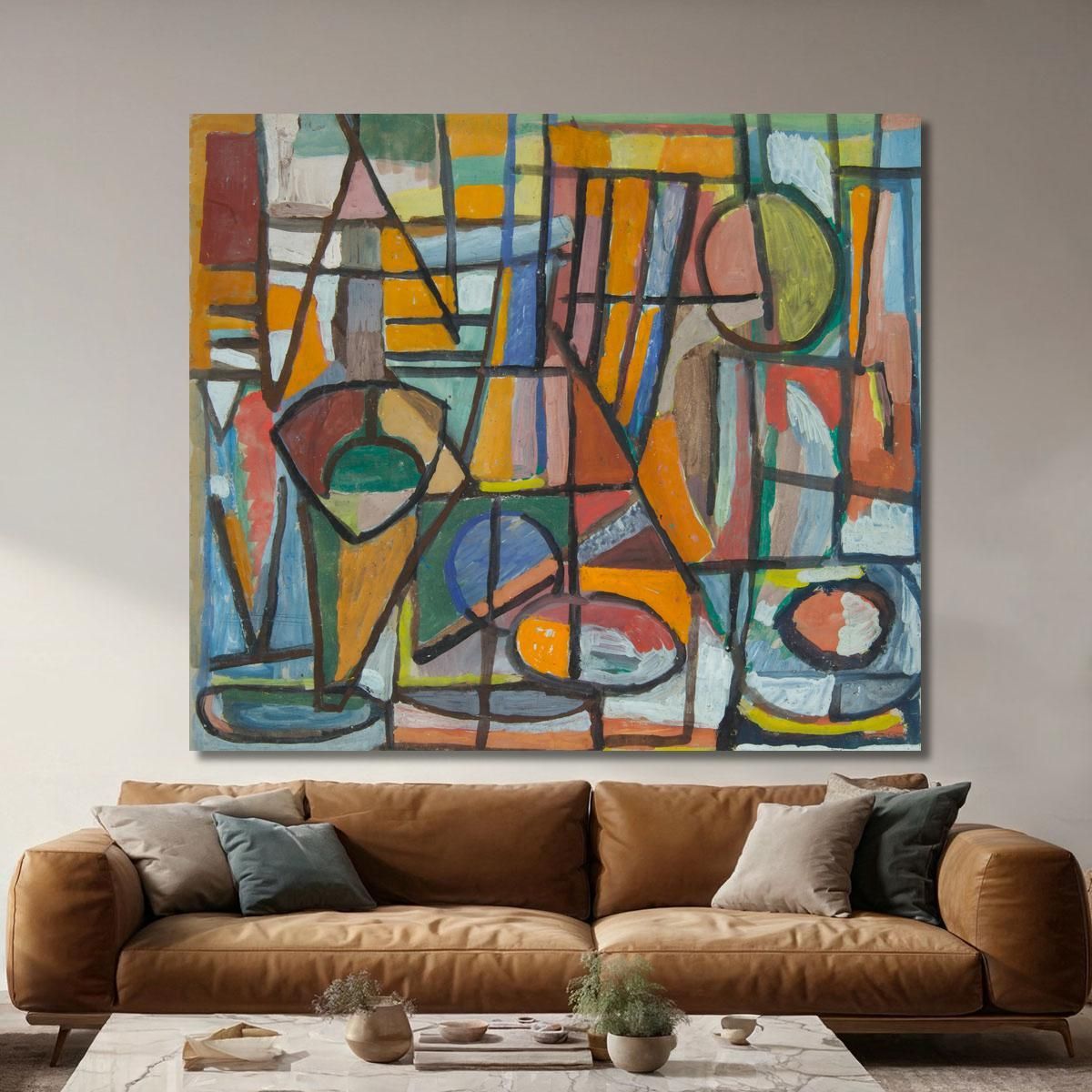 Abstract Ii Geometric Composition Sasza Blonder sbl5 canvas print 