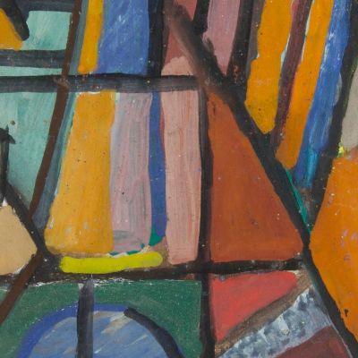 Abstract Ii Geometric Composition Sasza Blonder sbl5 canvas print