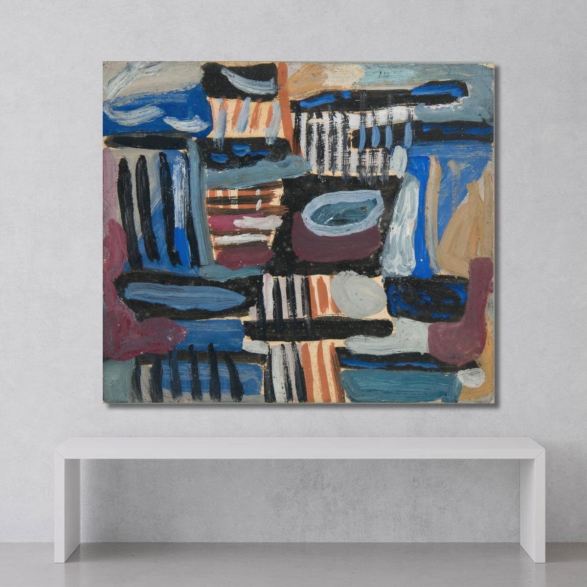 Abstract Composition Ii Sasza Blonder sbl6 canvas print 