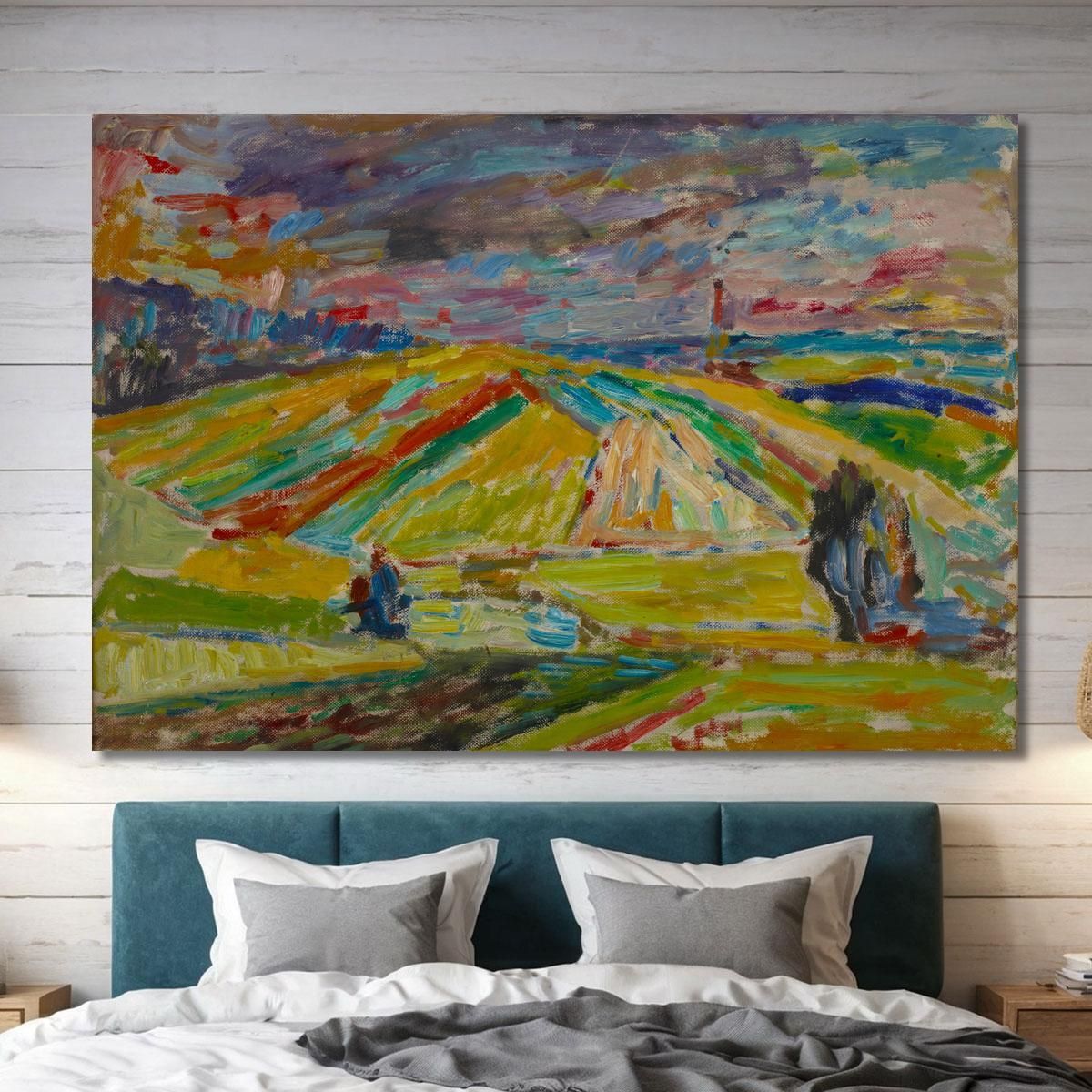 Landscape With A Patchwork Of Fields Sasza Blonder sbl10 canvas print 