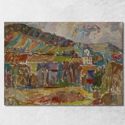 Mountain Village Sasza Blonder sbl14 canvas print 