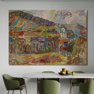 Mountain Village Sasza Blonder sbl14 canvas print 