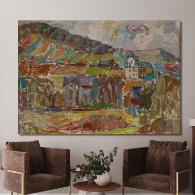 Mountain Village Sasza Blonder sbl14 canvas print 