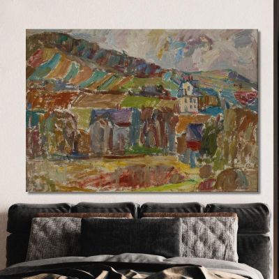 Mountain Village Sasza Blonder sbl14 canvas print 