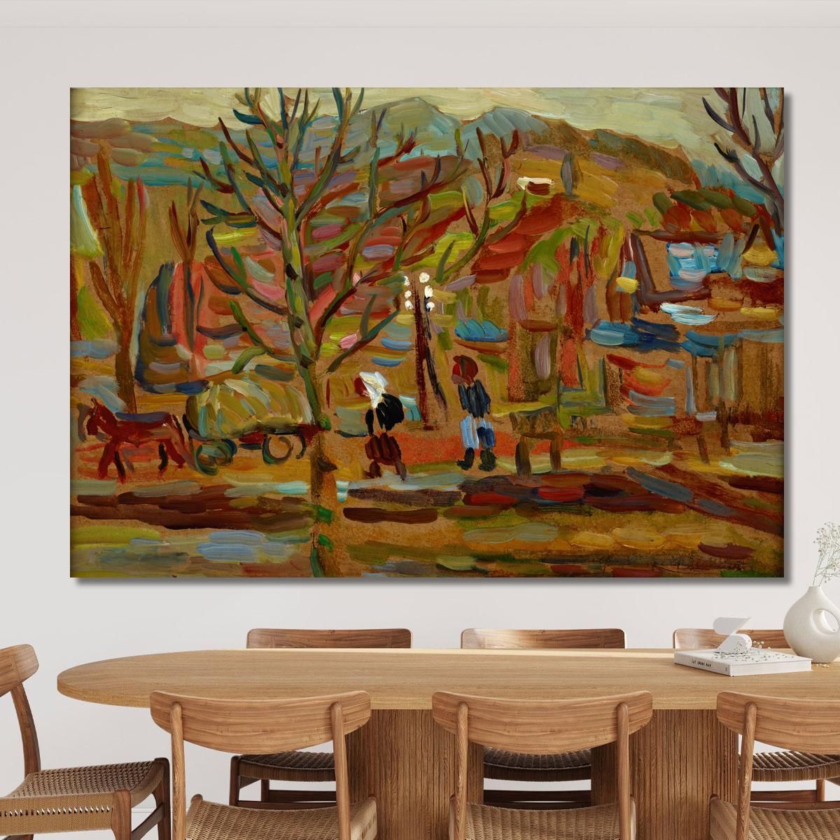 On A Country Road Sasza Blonder sbl15 canvas print 