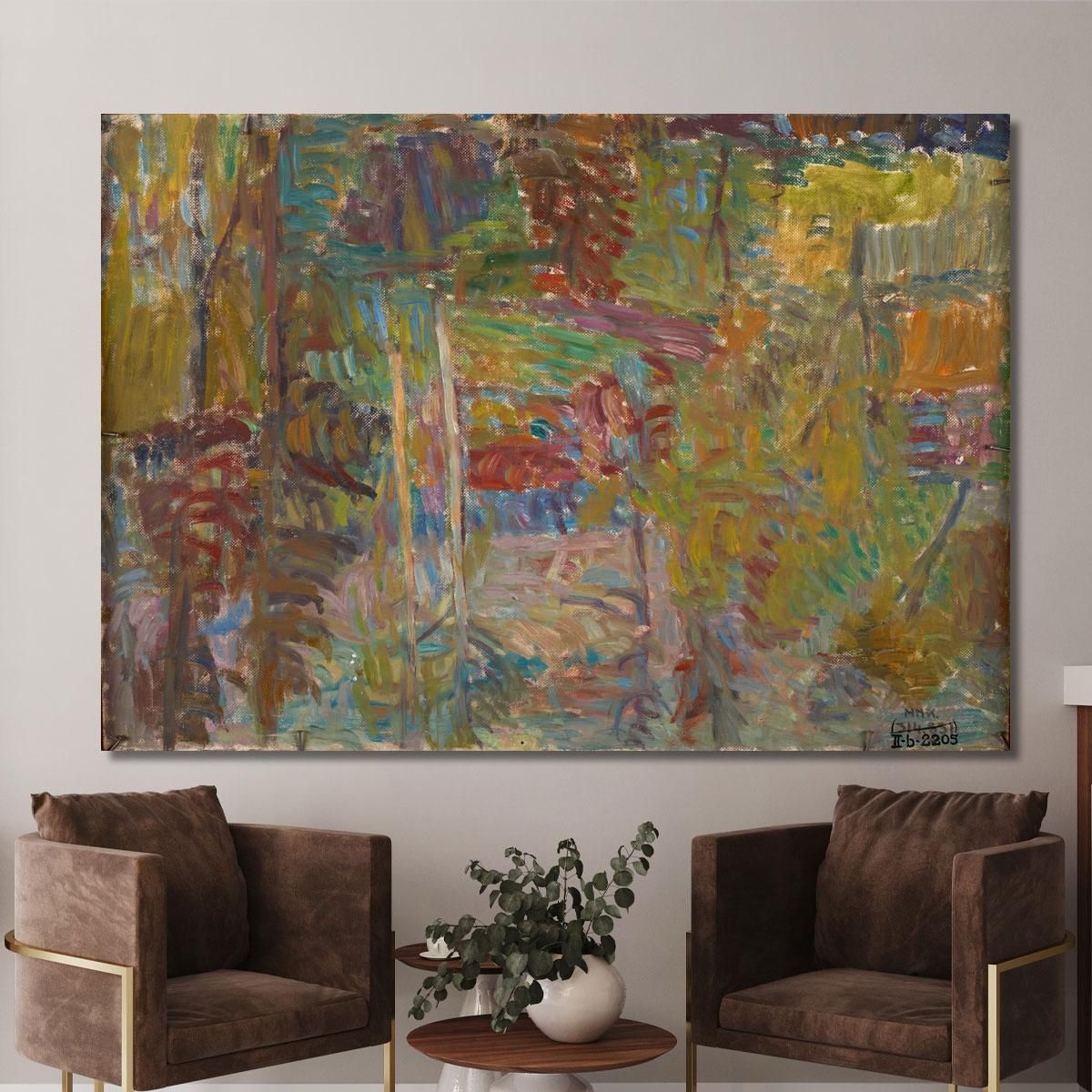Road In The Forest Sasza Blonder sbl18 canvas print 