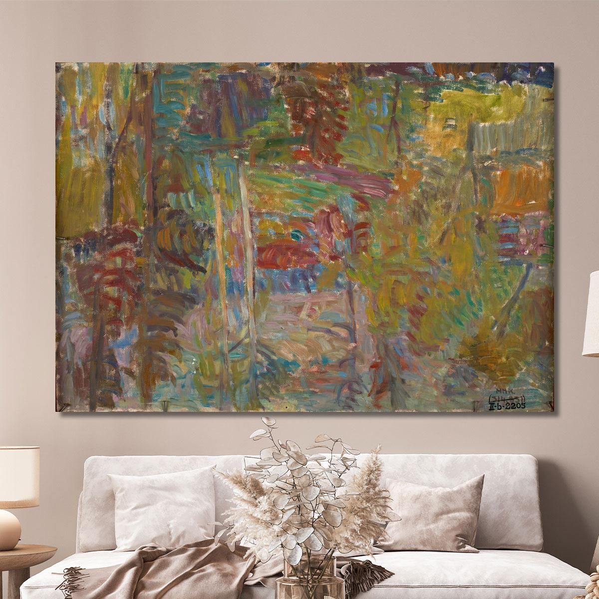 Road In The Forest Sasza Blonder sbl18 canvas print 