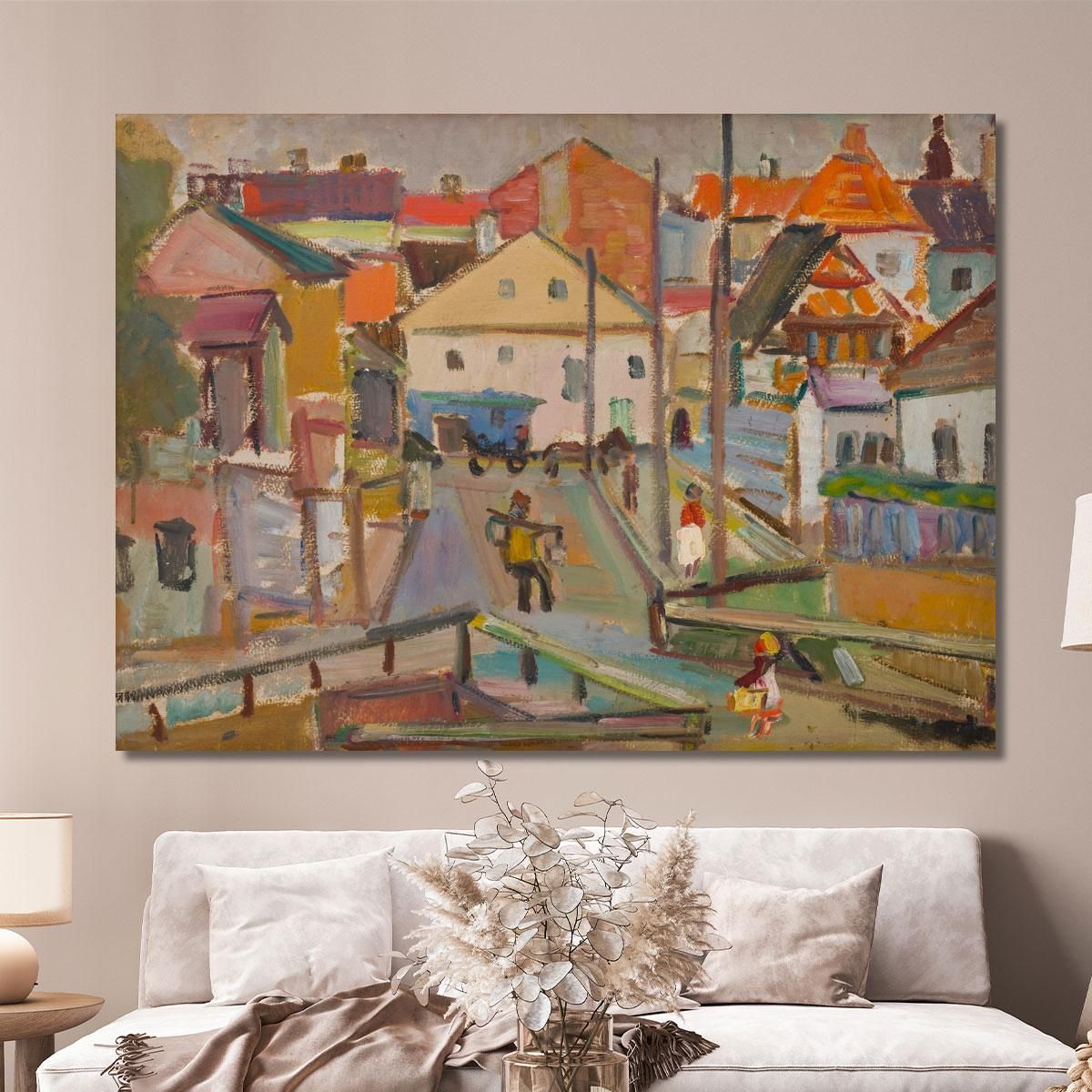 Water-Carrier At Krzemieniec Sasza Blonder sbl24 canvas print 