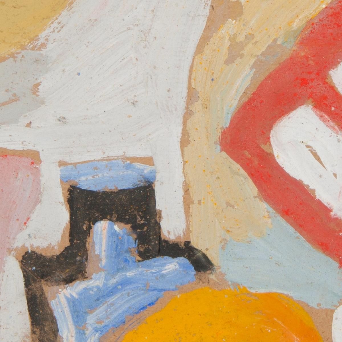 Still Life With An Orange A Bottle And An Inkwell Sasza Blonder sbl31 canvas print
