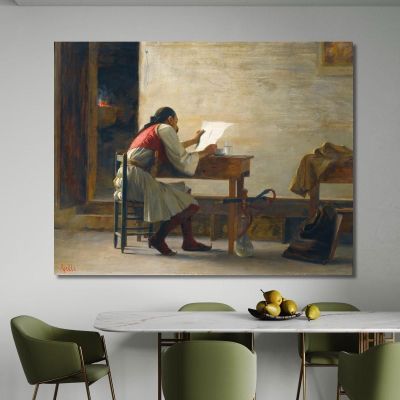 A Good Read Theodoros Ralli trl1 canvas print 