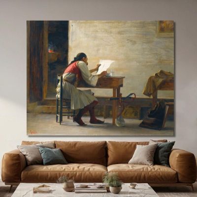 A Good Read Theodoros Ralli trl1 canvas print 