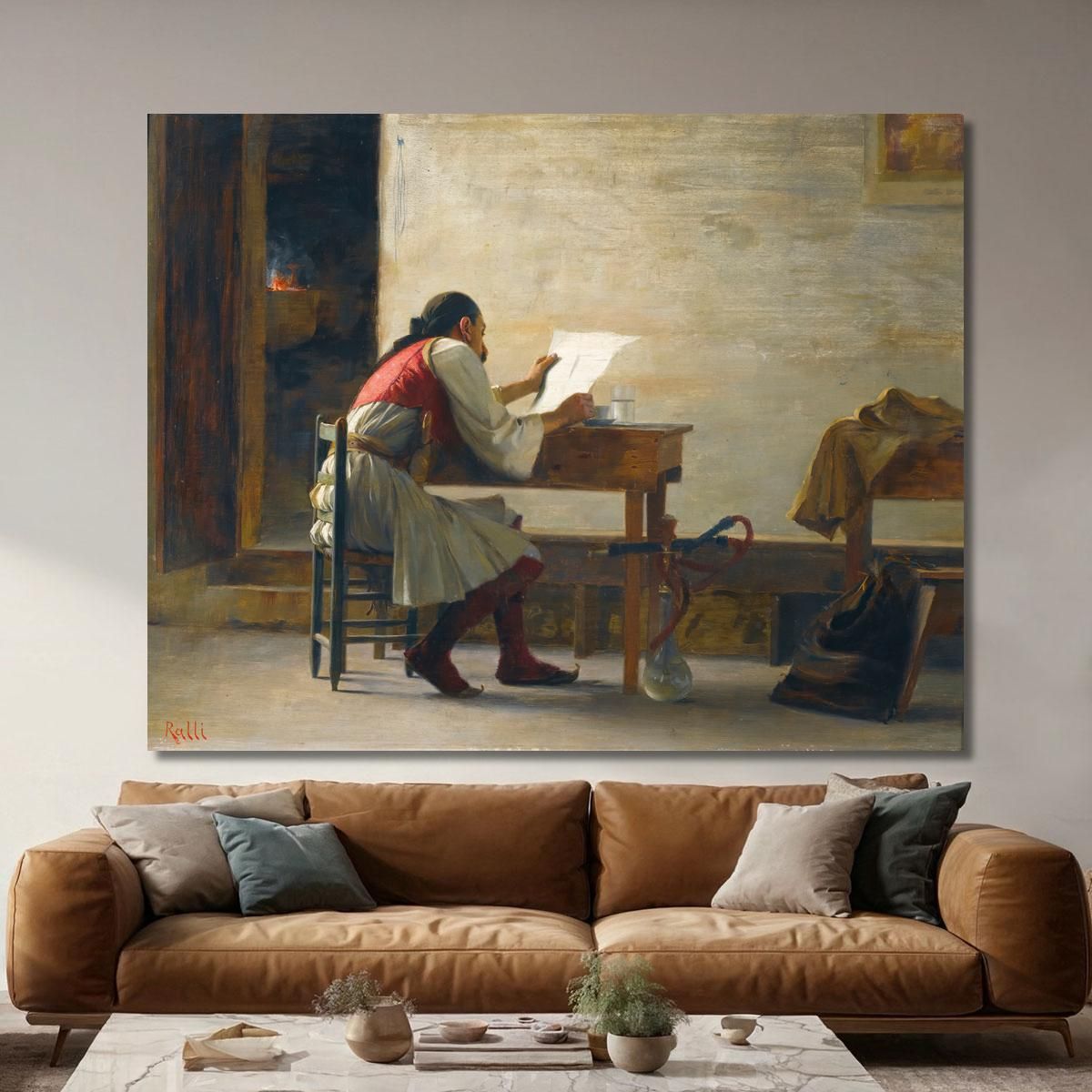 A Good Read Theodoros Ralli trl1 canvas print 