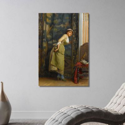 Eavesdropping Theodoros Ralli trl8 canvas print 