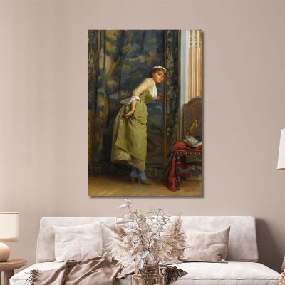 Eavesdropping Theodoros Ralli trl8 canvas print 