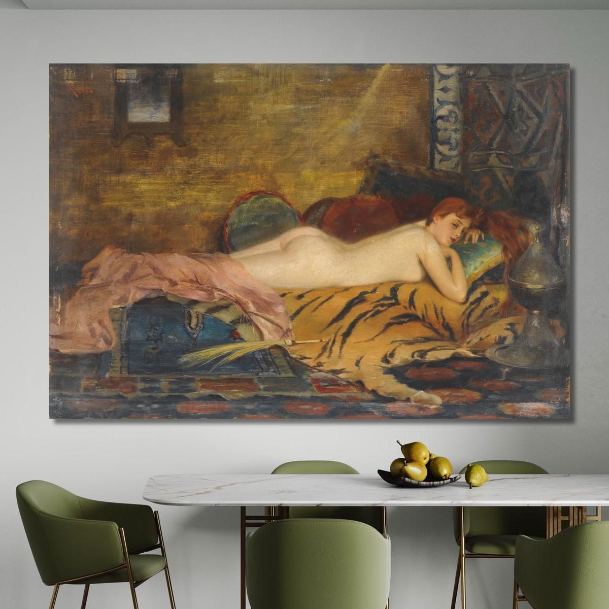 Reclining Nude Theodoros Ralli trl26 canvas print 