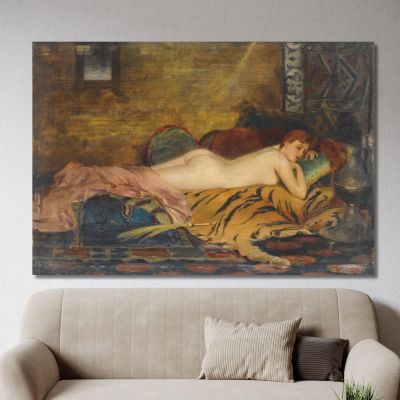 Reclining Nude Theodoros Ralli trl26 canvas print 