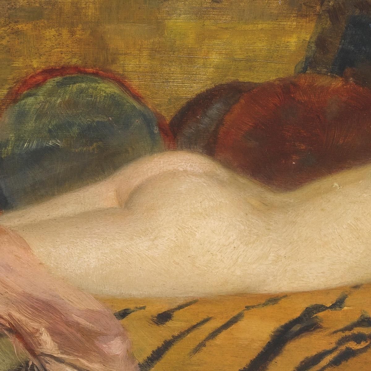 Reclining Nude Theodoros Ralli trl26 canvas print