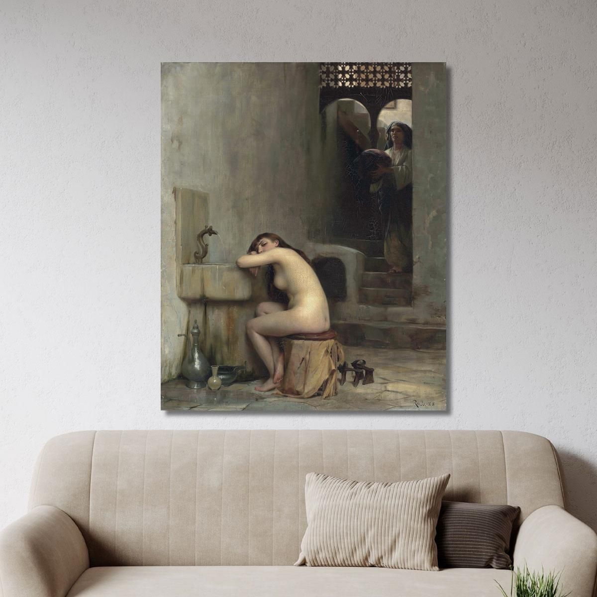 Bath Rest Theodoros Ralli trl28 canvas print 