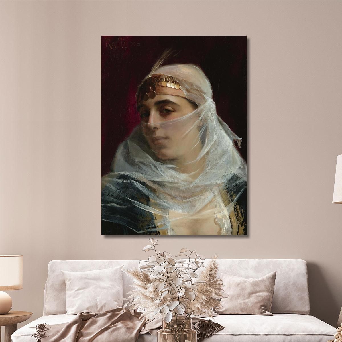 Turkish Woman Theodoros Ralli trl40 canvas print 