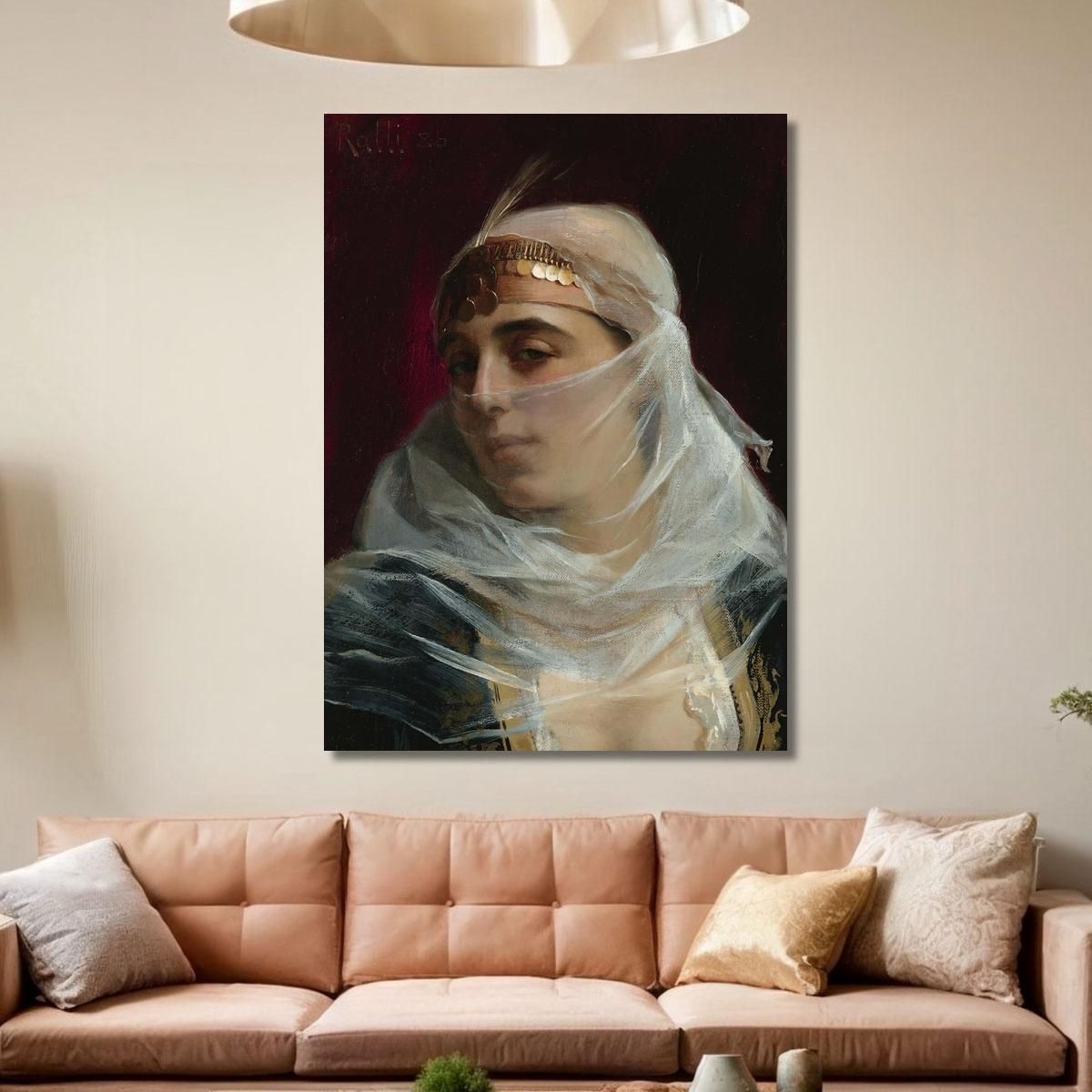 Turkish Woman Theodoros Ralli trl40 canvas print 