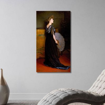 Portrait Of Mrs. Francis Stanton Blake Julius Leblanc Stewart jls17 canvas print 