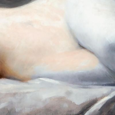 Reclining Nude Julius Leblanc Stewart jls19 canvas print