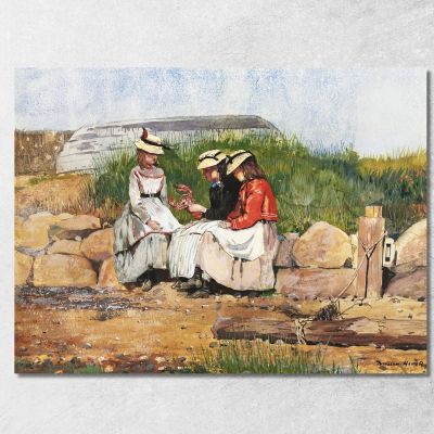 A Fisherman'S Daughter Winslow Homer whm4 canvas print 
