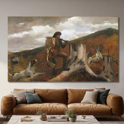 A Huntsman And Dogs Winslow Homer whm9 canvas print 