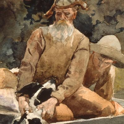 After The Hunt Winslow Homer whm16 canvas print