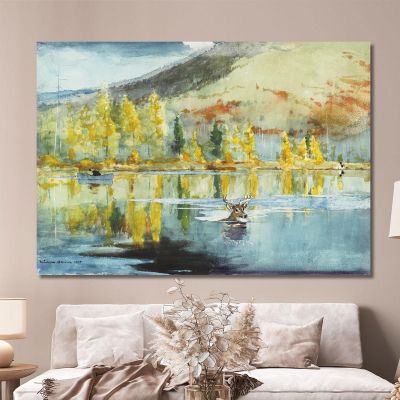 An October Day Winslow Homer whm18 canvas print 