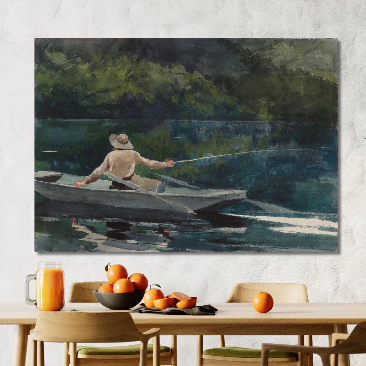 Casting Number Two Winslow Homer whm41 canvas print 