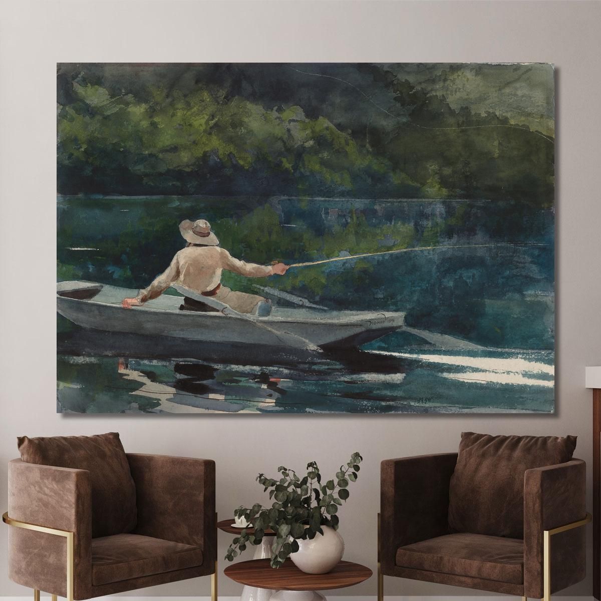 Casting Number Two Winslow Homer whm41 canvas print 