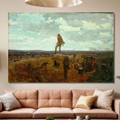 Defiance Inviting A Shot Before Petersburg Winslow Homer whm53 canvas print 