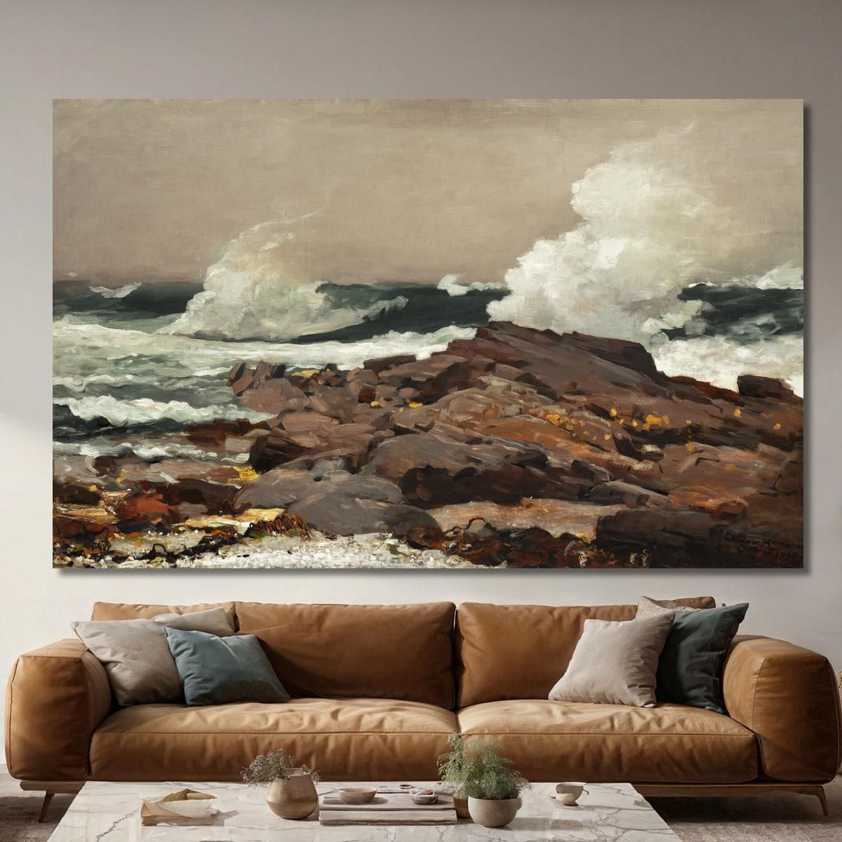Eastern Point Winslow Homer whm58 canvas print 