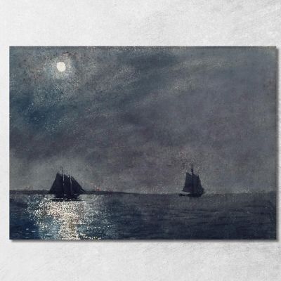 Eastern Point Light Winslow Homer whm59 canvas print 