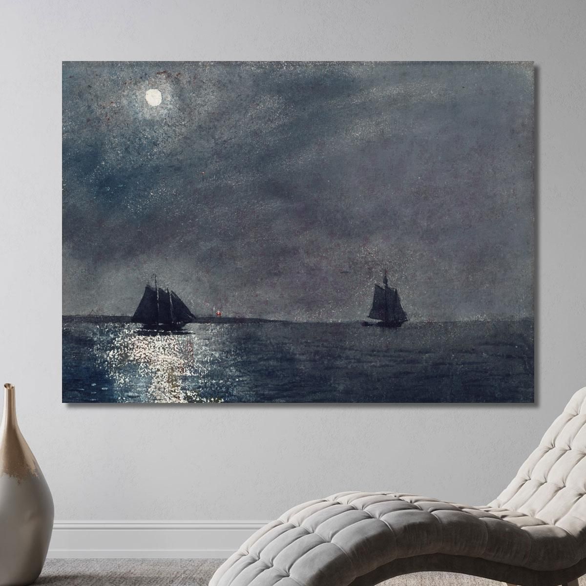 Eastern Point Light Winslow Homer whm59 canvas print 