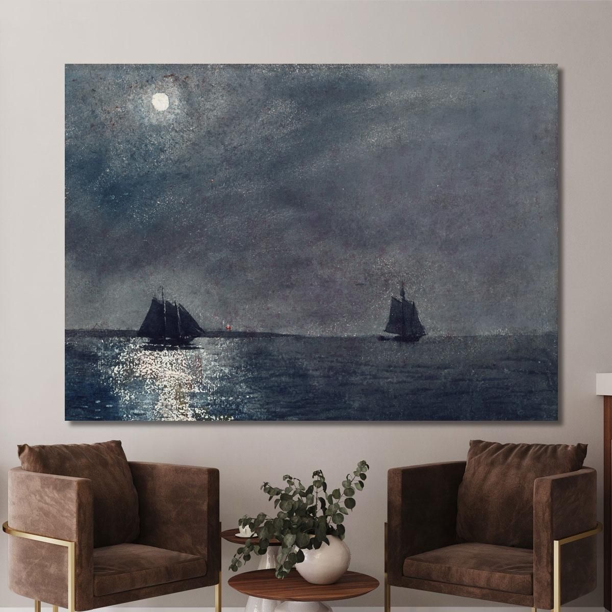 Eastern Point Light Winslow Homer whm59 canvas print 