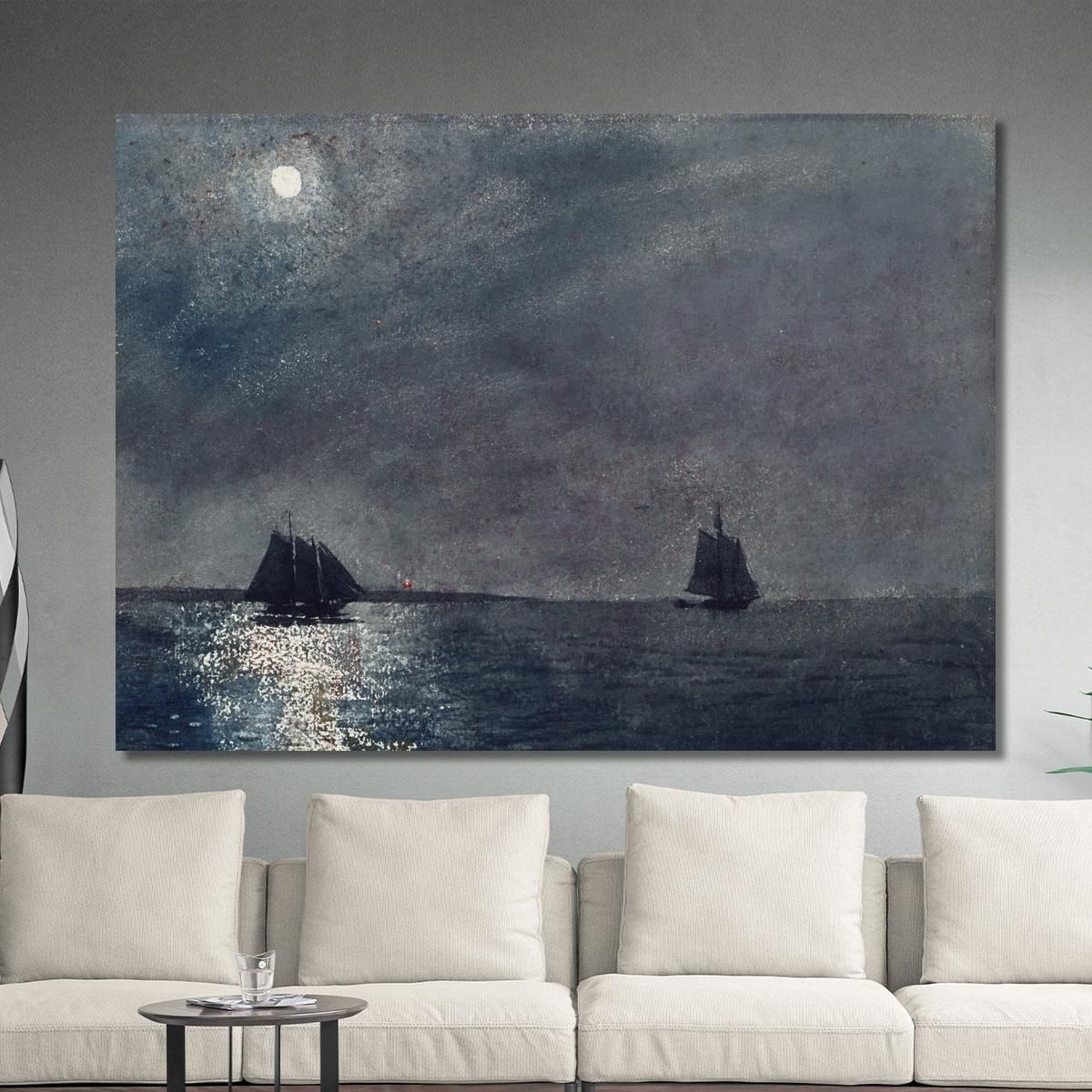 Eastern Point Light Winslow Homer whm59 canvas print 